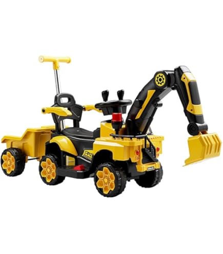 Amazon.co.jp: ・・こども用電動乗用 ショベルカー RA-EXCA・組み立て